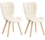 CLP Stuhl, Creme, Holz, 50x88x63 cm, Esszimmer, St&uuml;hle, Esszimmerst&uuml;hle,