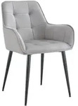 CLP Esszimmerstuhl, Hellgrau, Metall, 58x86x62 cm, Esszimmer, St&uuml;hle,