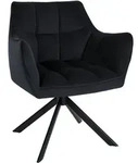 CLP Armlehnenstuhl, Schwarz, Metall, 67x81x58 cm, Esszimmer, St&uuml;hle,