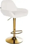 CLP Barhocker, Wei&szlig;, Metall, 51x89x52 cm, Esszimmer, Barm&ouml;bel, Barhocker