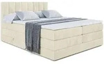 Altdecor Boxspringbett, Beige, Holzwerkstoff, H&ouml;he ca. 20 cm, 160x200 cm,