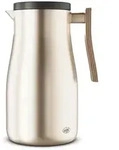 Alfi Isolierkanne Studio Allure, Champagner, Holz, Metall, 1 L, BPA-frei,