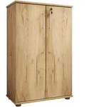 Mid.you Cd-Regal Engalo, Honigeiche, Kunststoff, 20 F&auml;cher, 60x93x31 cm,...