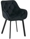 CLP Armlehnenstuhl, Schwarz, Metall, 57x84x62 cm, Esszimmer, St&uuml;hle,