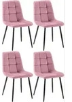 CLP Stuhl, Rosa, Metall, 45x84x55 cm, Esszimmer, St&uuml;hle, Esszimmerst&uuml;hle,