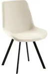 CLP Stuhl, Creme, Metall, 53x89x59 cm, Esszimmer, St&uuml;hle, Esszimmerst&uuml;hle,