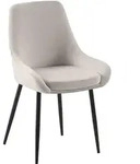 CLP Stuhl, Grau, Textil, 50x86x53 cm, Esszimmer, St&uuml;hle, Esszimmerst&uuml;hle,