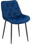CLP Stuhl, Blau, Metall, 52x84x59 cm, Esszimmer, St&uuml;hle, Esszimmerst&uuml;hle,