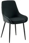CLP Stuhl, Schwarz, Textil, 50x86x53 cm, Esszimmer, St&uuml;hle, Esszimmerst&uuml;hle,