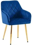 CLP Armlehnenstuhl, Dunkelblau, Textil, 53x83x61 cm, Esszimmer, St&uuml;hle,