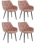 CLP Armlehnenstuhl, Rosa, Metall, 58x83x62 cm, Esszimmer, St&uuml;hle,...