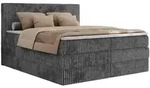 MKS Boxspringbett, Grau, Textil, H4, 7-Zonen, Rechteckig, 180x200 cm,...