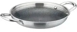 GSW Servierpfanne Inoxxa Black, Edelstahl, Metall, 4 L, ISO 9001, hitzebest&auml;ndige