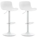 CLP Barhocker, Wei&szlig;, Metall, 44x81x45 cm, Esszimmer, Barm&ouml;bel, Barhocker