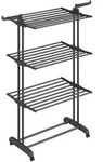 Boxxx Turmw&auml;schetrockner, Schwarz, Metall, Kunststoff, 128x173x49 cm,...