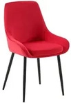 CLP Stuhl, Rot, Textil, 50x86x53 cm, Esszimmer, St&uuml;hle, Esszimmerst&uuml;hle,