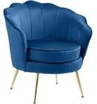CLP Armlehnenstuhl, Blau, Metall, 74x76x60 cm, Esszimmer, St&uuml;hle, Esszimmerst&uuml;hle,
