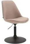 CLP Drehstuhl, Taupe, Metall, 48x76x57 cm, Esszimmer, St&uuml;hle, Esszimmerst&uuml;hle,