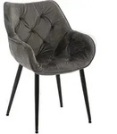 CLP Armlehnenstuhl, Anthrazit, Metall, 58x83x62 cm, Esszimmer, St&uuml;hle,