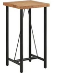 vidaXL Bartisch, Braun, Holz, 55x107x55 cm, Esszimmer, Barm&ouml;bel, Bartische