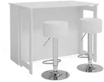 Vicco Bartisch-Set, Wei&szlig;, Holzwerkstoff, Rechteckig,Rechteckig, 116x90.5x37 cm,
