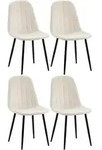CLP Stuhl, Wei&szlig;, Metall, 45x88x54 cm, Esszimmer, St&uuml;hle, Esszimmerst&uuml;hle,