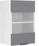 Mid.you K&uuml;chenoberschrank, Anthrazit, Wei&szlig;, Holzwerkstoff, 1 F&auml;cher,...