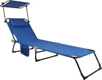 Ambia Garden GARTENLIEGE Blau 55x24x185 cm