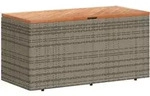 vidaXL Gartentruhe, Grau, Kunststoff, Rechteckig, 50x54x110 cm, Aufbewahrung &