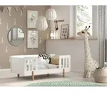 Vipack Kinder-/Juniorbett, Wei&szlig;, Holz, Kiefer, 70x140 cm, Lattenrost, Kinder- &