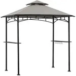 Modante Pavillon, Metall, 244x258x152 cm, wetterbest&auml;ndig, Sonnen- & Sichtschutz,
