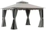 Modante Pavillon, Metall, 402x296x336 cm, wetterbest&auml;ndig, Sonnen- & Sichtschutz,