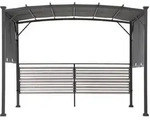 Modante Pergola, Metall, 300x227x270 cm, Sonnenschutz & Sichtschutz, Pavillons &