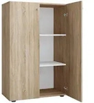 Mid.you Schuhschrank Lona, Sonoma Eiche, Kunststoff, 2 F&auml;cher, 70x110x39 cm,