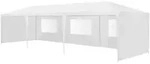 casa.pro Partyzelt, Wei&szlig;, Kunststoff, Metall, 900x255x300 cm, Sonnen- &...