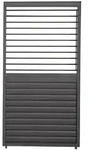 Gardenson Lamellenteil, Metall, 93x240x10 cm, Sonnen- & Sichtschutz, Pavillons &