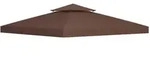 Outsunny Pavillondach,, Braun, Kunststoff, 300x18x300 cm, Sonnen- & Sichtschutz,