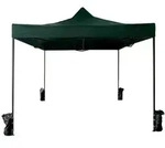 Mobili Rebecca Faltpavillon, Gr&uuml;n, Metall, Quadratisch, 300x310x300 cm,...