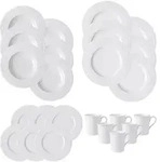 Villeroy & Boch Geschirr-Set, Wei&szlig;, Keramik, 24-teilig, 2x2x2 cm, Essen &...