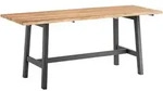 Niehoff Garden Gartentisch, Anthrazit, Teak, Holz, Metall, Teakholz, massiv,