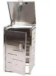 MCW M&uuml;lltonnenverkleidung, Silber, Metall, 60x103x62 cm, Aufbewahrung &
