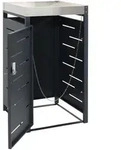 MCW M&uuml;lltonnenverkleidung, Anthrazit, Metall, 60x110x62 cm, Aufbewahrung &