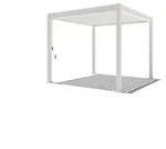 Gardenson Pergola, Metall, 300x255x300 cm, Sonnen- & Sichtschutz, Pavillons &