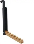 Relaxdays T&uuml;rgarderobe, Mehrfarbig, Metall, Holz, 2.5x21x18 cm, Garderobe,