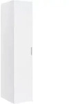 Xora Garderobenschrank, Wei&szlig;, Holzwerkstoff, 1 F&auml;cher, 40x185x54 cm, BQ -...