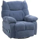 Homcom Relaxsessel, Blau, Textil, 1-Sitzer, F&uuml;llung:...