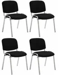 CLP Besucherstuhl, Schwarz, Metall, 54x79x64 cm, Arbeitszimmer, Besucherst&uuml;hle