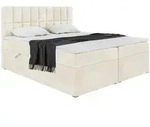 Meblini Boxbett, Creme, Kunststoff, Kiefer, H3, 7-Zonen, H&ouml;he ca. 4 cm, Rechteckig,