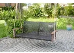 Gardenson H&auml;ngebank, Braun, Grau, Akazie, Holz, Metall, Kunststoff, Akazie,