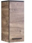 Xora H&auml;ngeschrank Xora 374, Eiche dunkel, Metall, 2 F&auml;cher, 30x72x33 cm, Made in